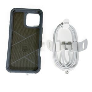 iPhone 16 Pro Max MagSafe Rugged Case Camera Guard & Genuine Apple USB-C Cable